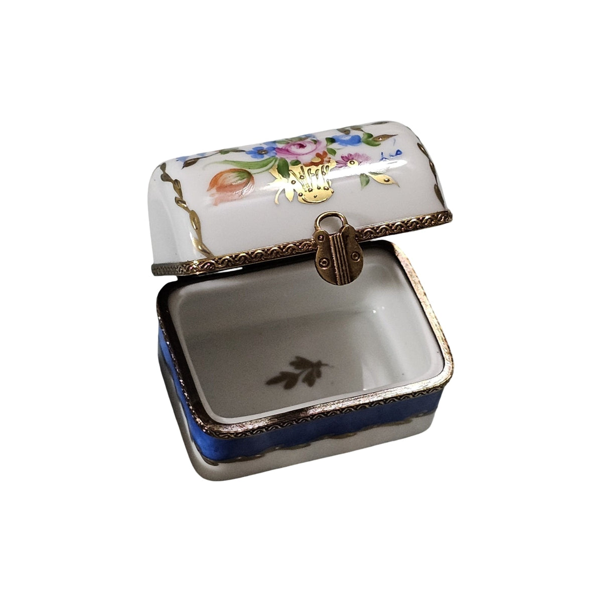 Flowers Trunk Decor Main: Floral Blue Box, view 2