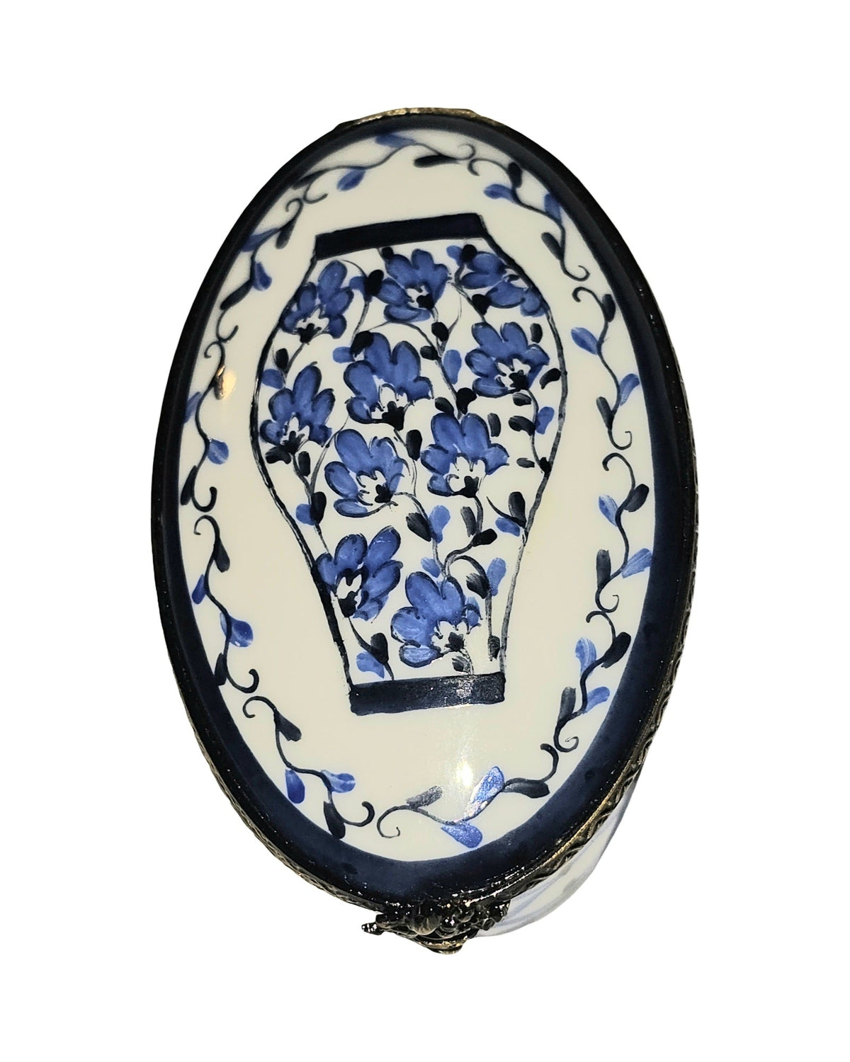 Blue Vase on White, view 5
