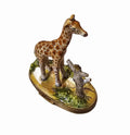 Giraffe Box for Nature Lovers, a hand-painted Limoges porcelain gift