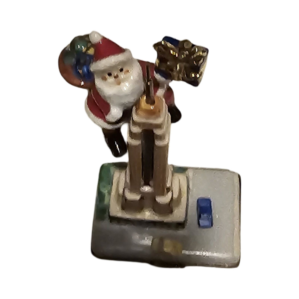 Santa on Empire State Building Rochard Limoges Box, view 4