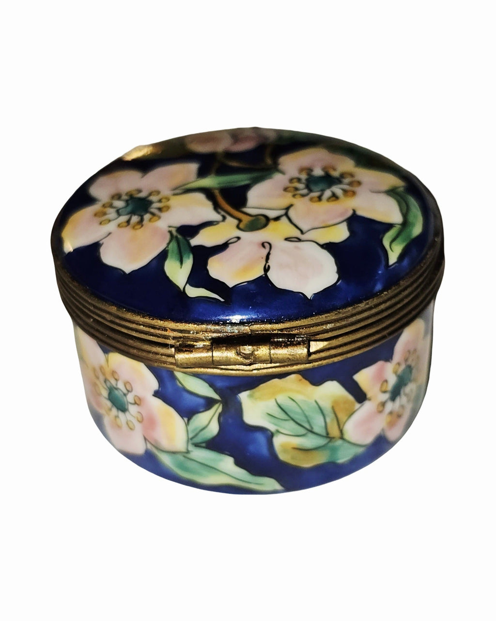 Cobalt Blue w Helleborn Flowers, view 3