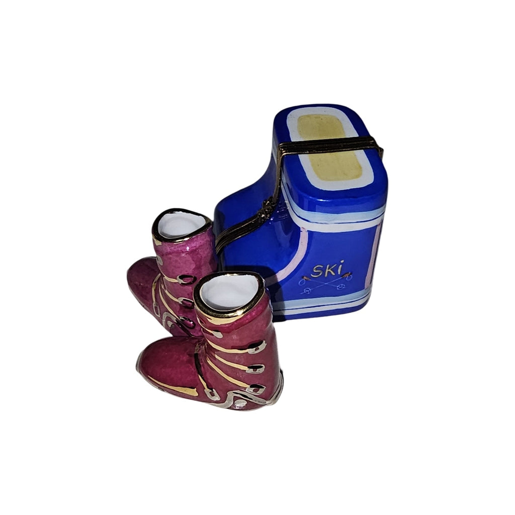 Ski Boots w Case Limoges Box France, view 7