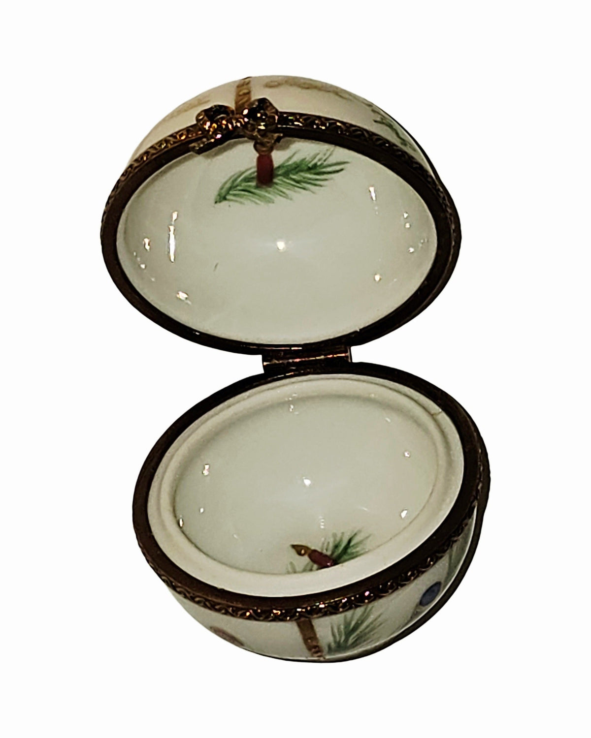 Small Joyeux Noel Round Ball Limoges Box, view 4