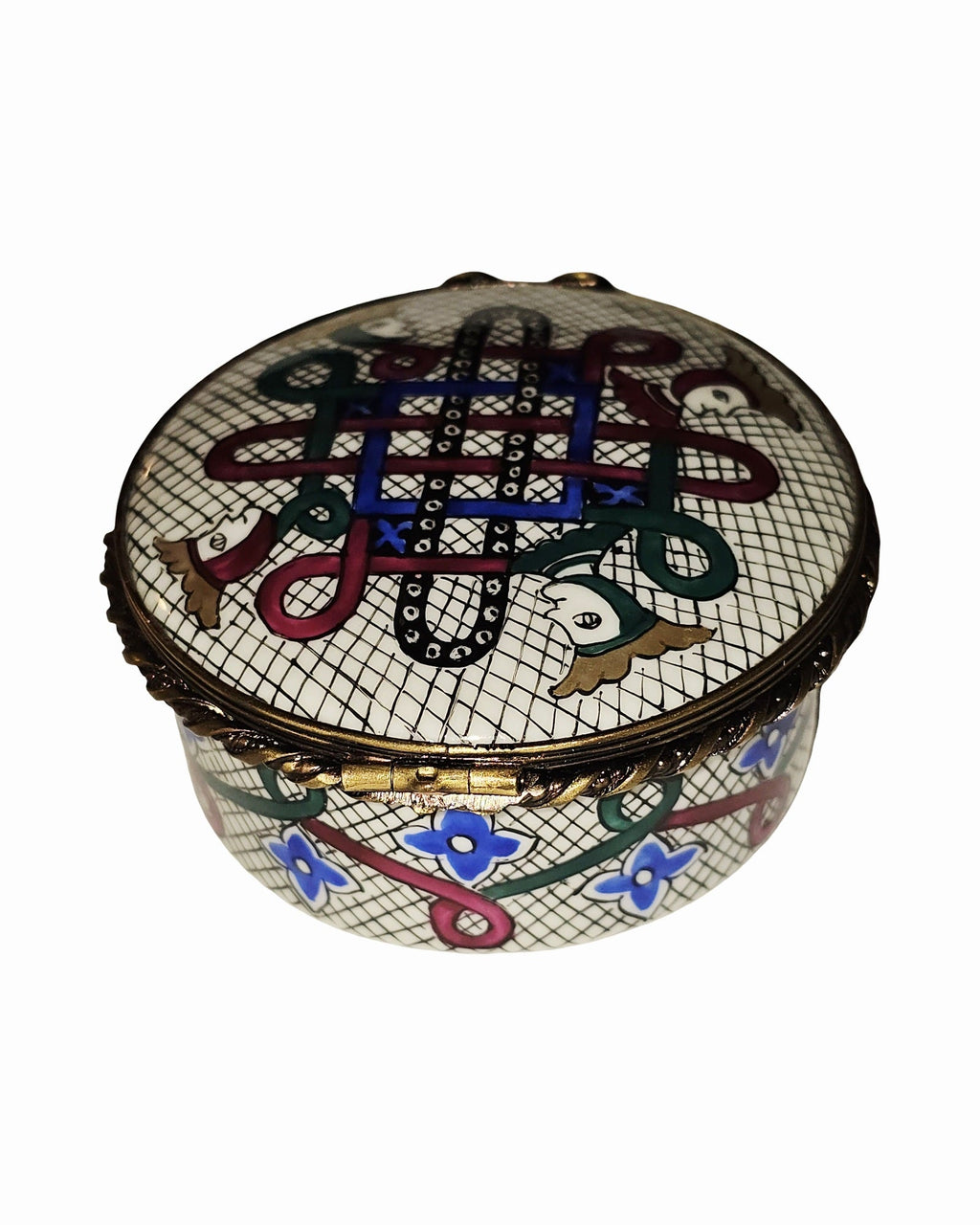 Jester Whimsical Round Limoges Box, view 3