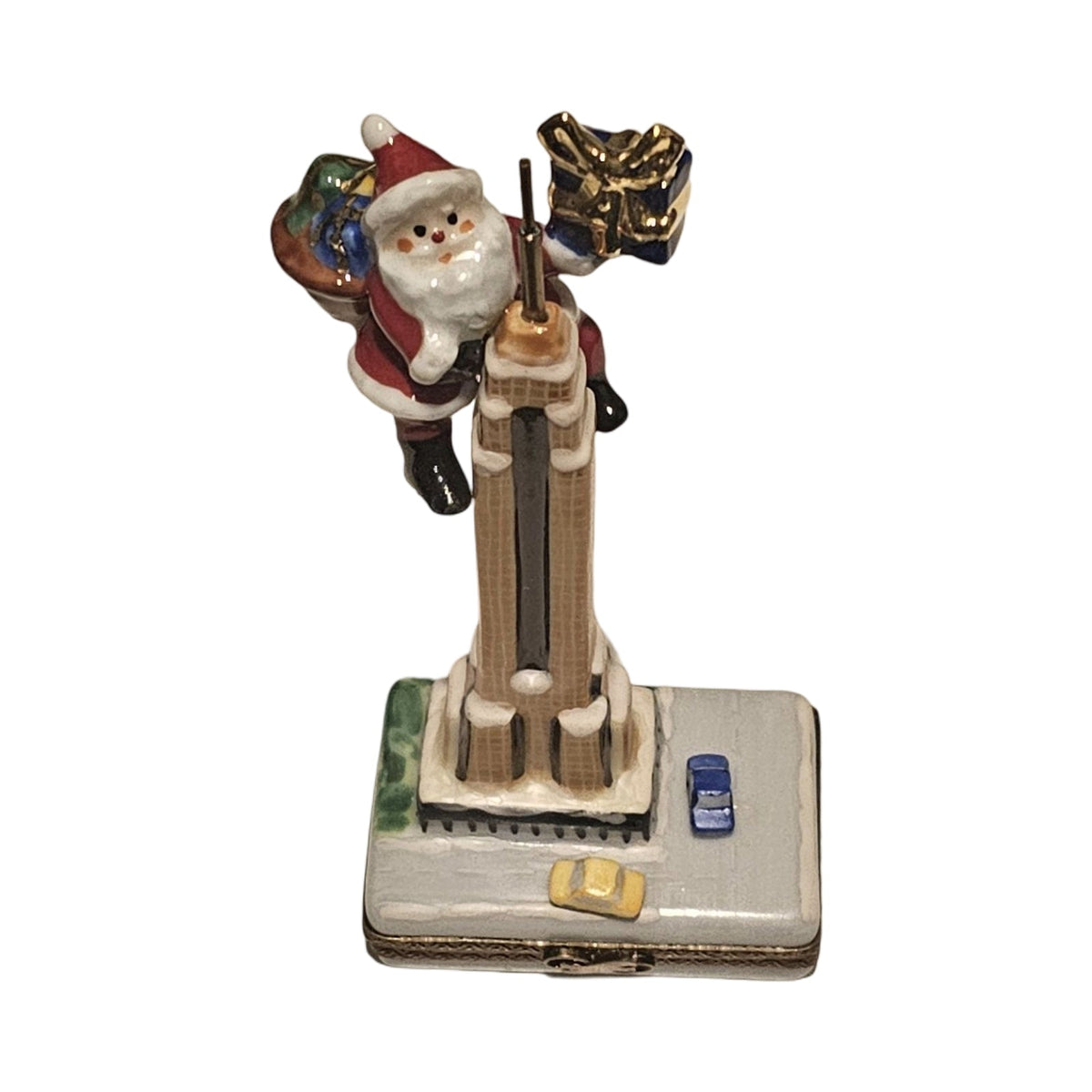 Santa on Empire State Building Rochard Limoges Box, view 3