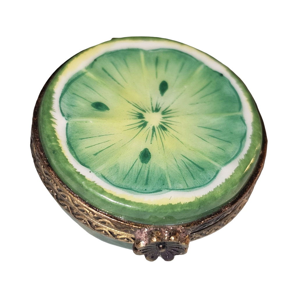 Small Half Lime, a hand-painted Limoges porcelain gift