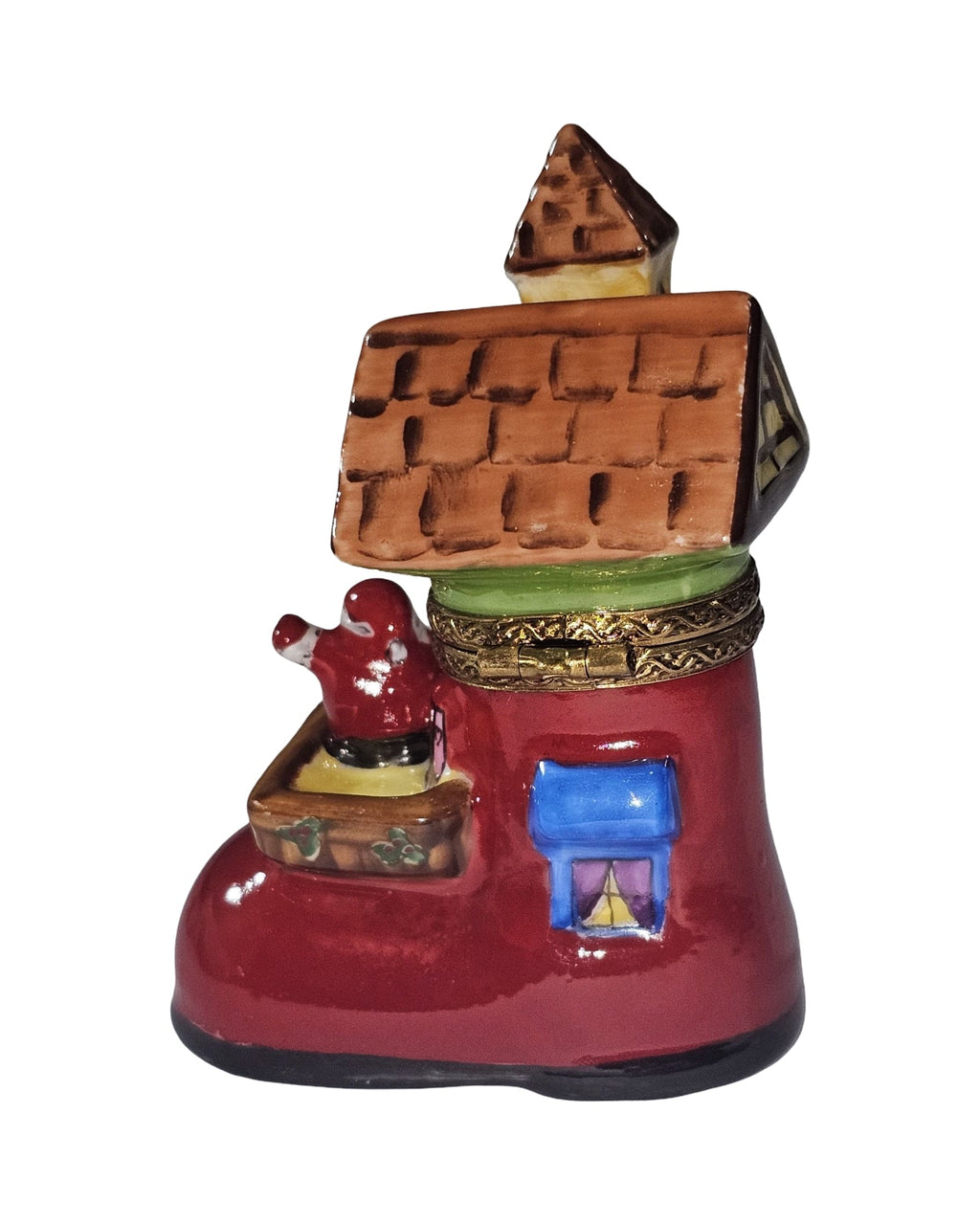 Santa's Workshop Boot Limoges Box, view 5