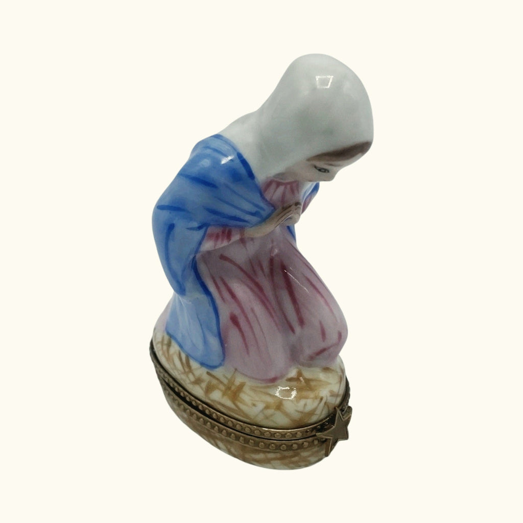 Nativity Set Jesus Mary Joseph 3 Limoges Boxes, view 5