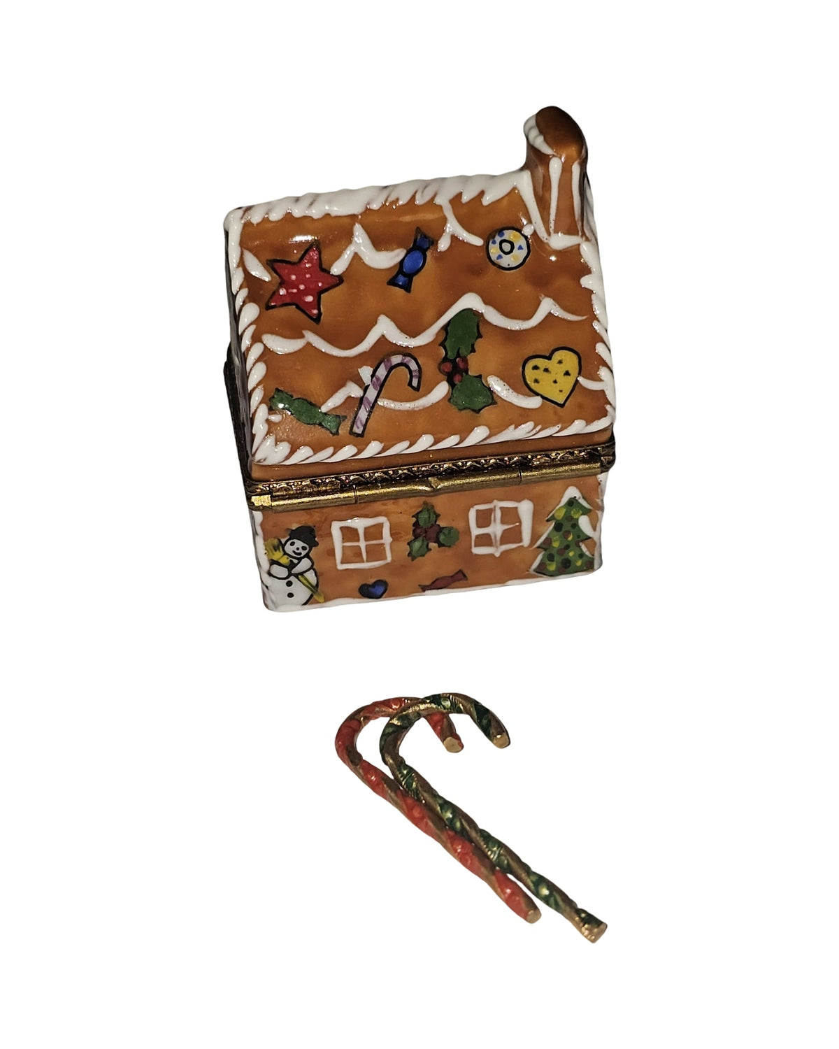 Gingerbread House w Canes, view 4
