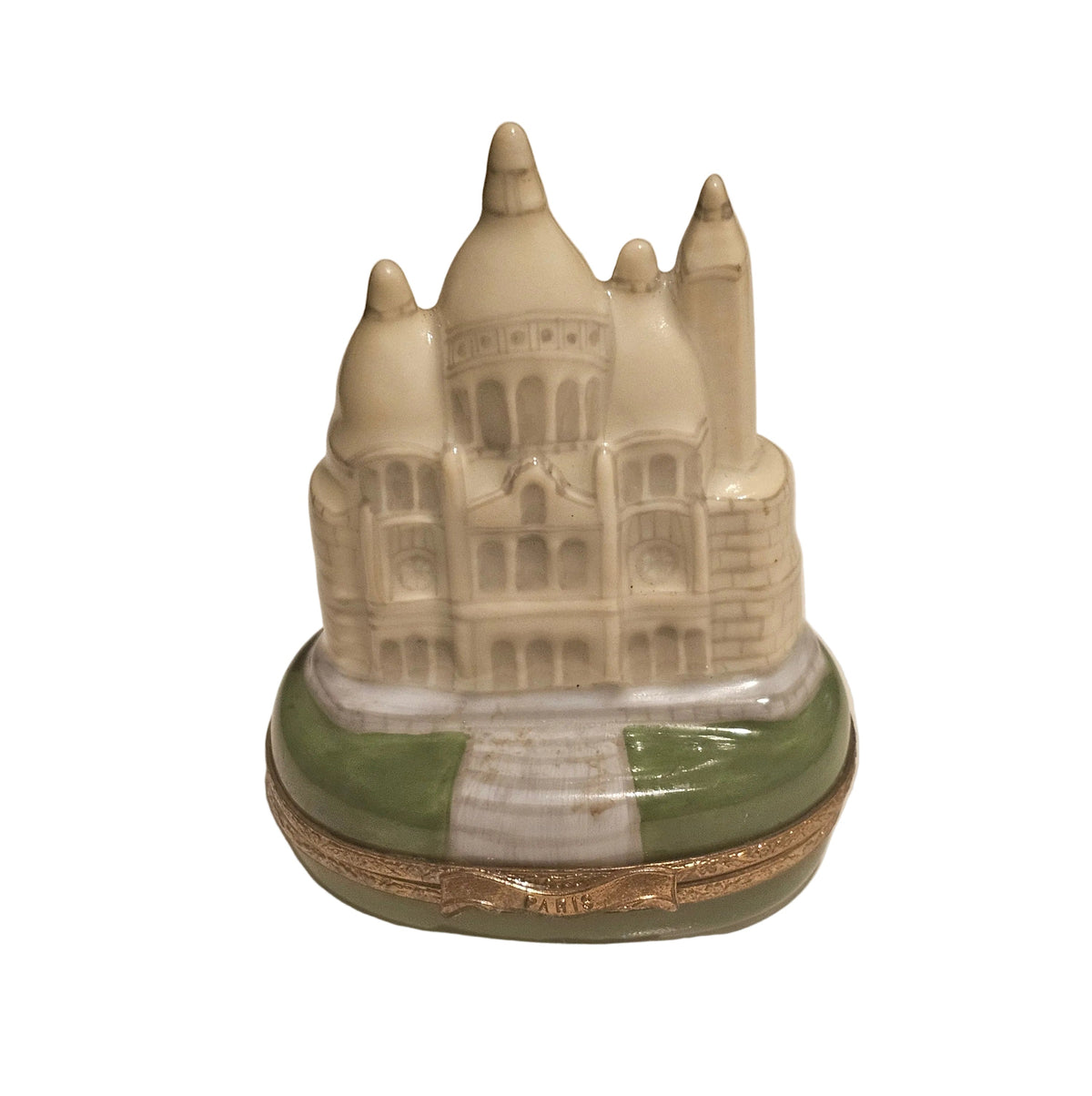 Sacre Coeur France French Basilica Limoges Box Figurine, a hand-painted Limoges porcelain gift