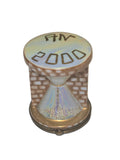 Egyptian Hour Glass Limoges Box, a hand-painted Limoges porcelain gift