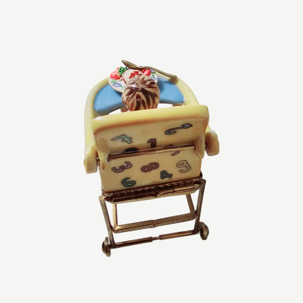 Removable Baby in Highchair Limoges Box, view 5