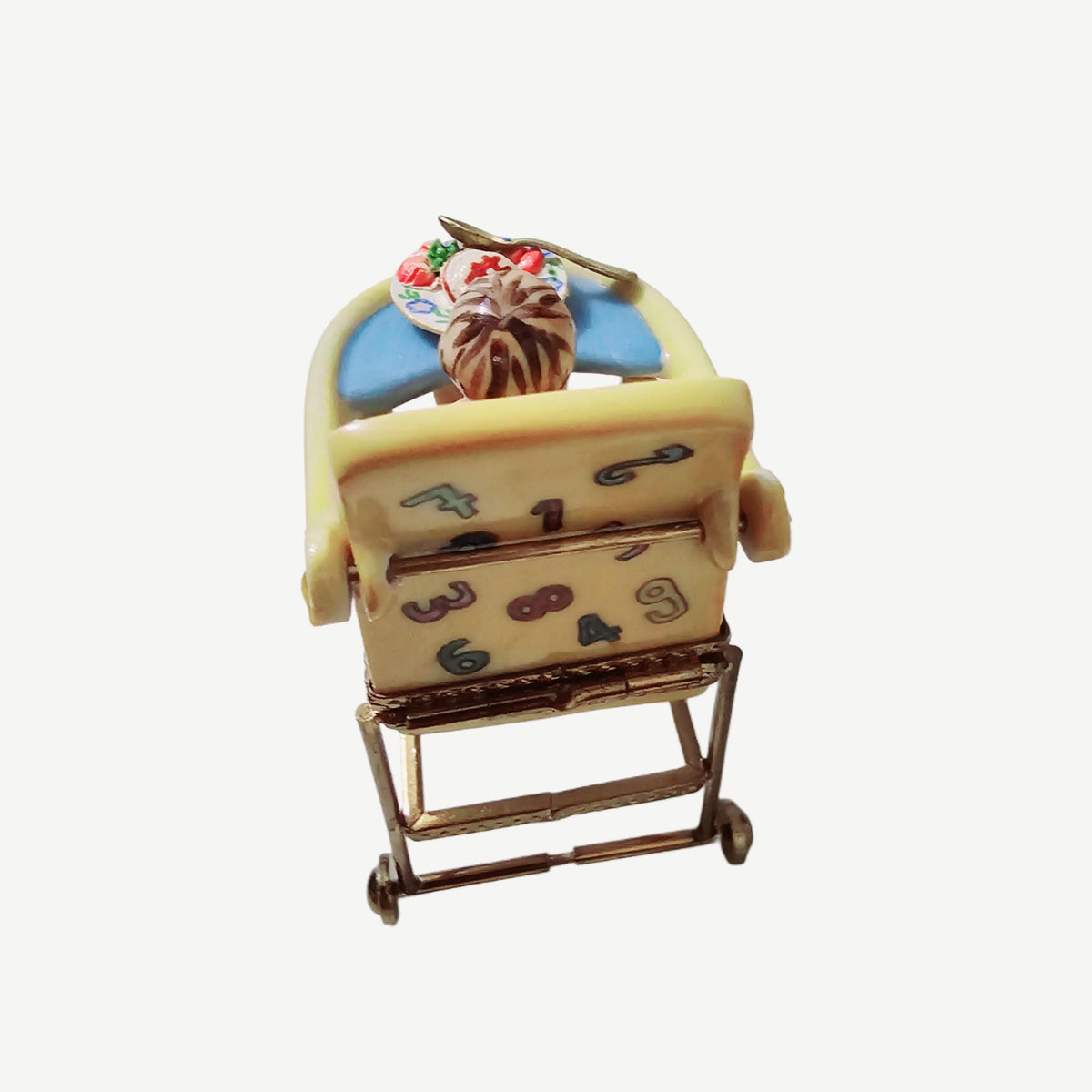 Removable Baby in Highchair Limoges Box, view 5