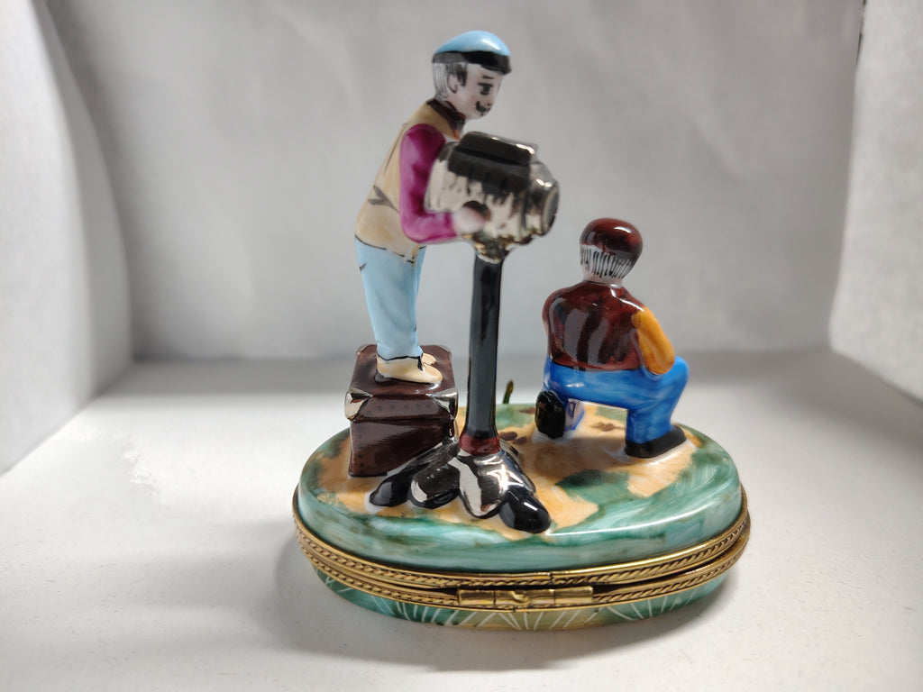 Director of Movie Film Camera Limoges Box Figurine, view 21