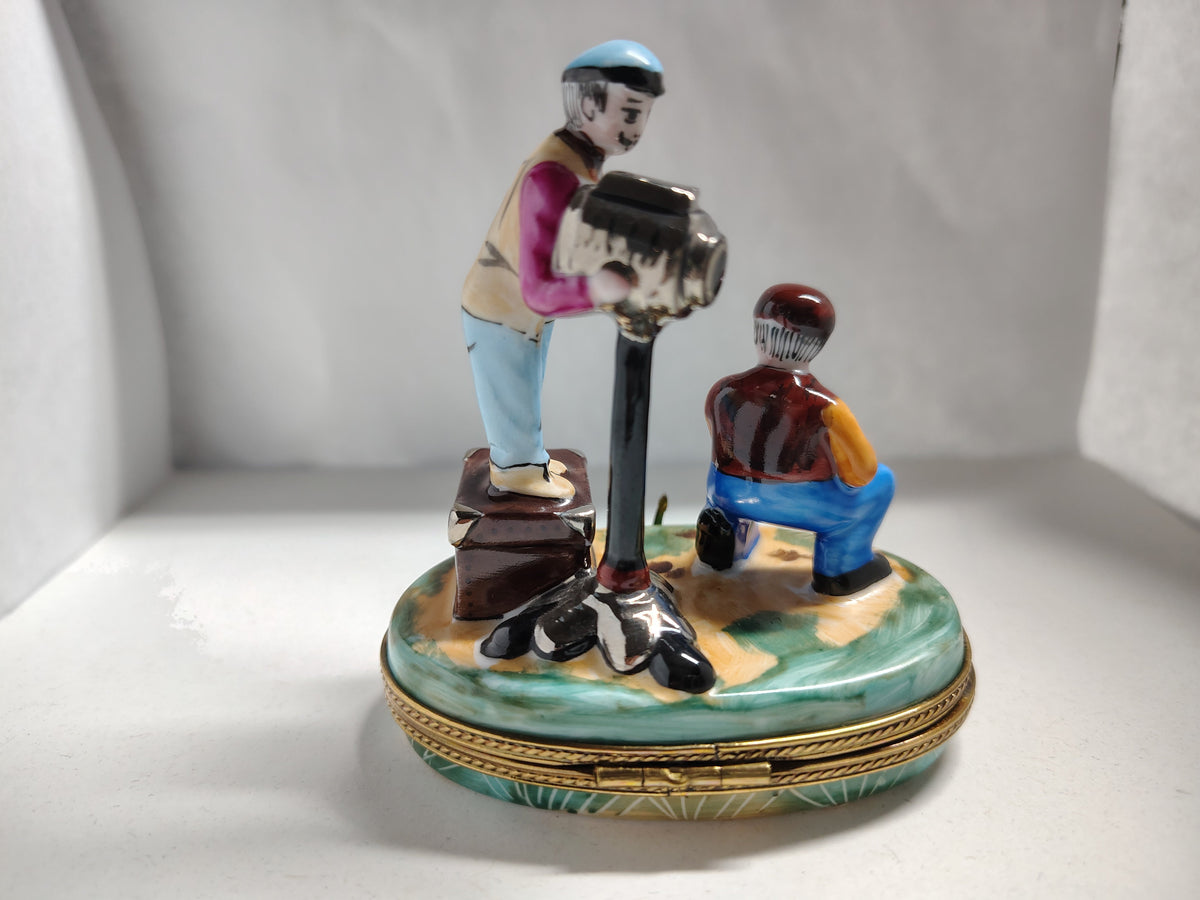 Director of Movie Film Camera Limoges Box Figurine, view 21