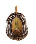 Large Candy Apple Porcelain Art Object, a hand-painted Limoges porcelain gift