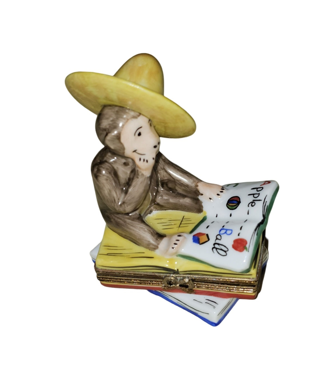 Curious Monkey on Book Limoges Box for Book Lovers, view 5
