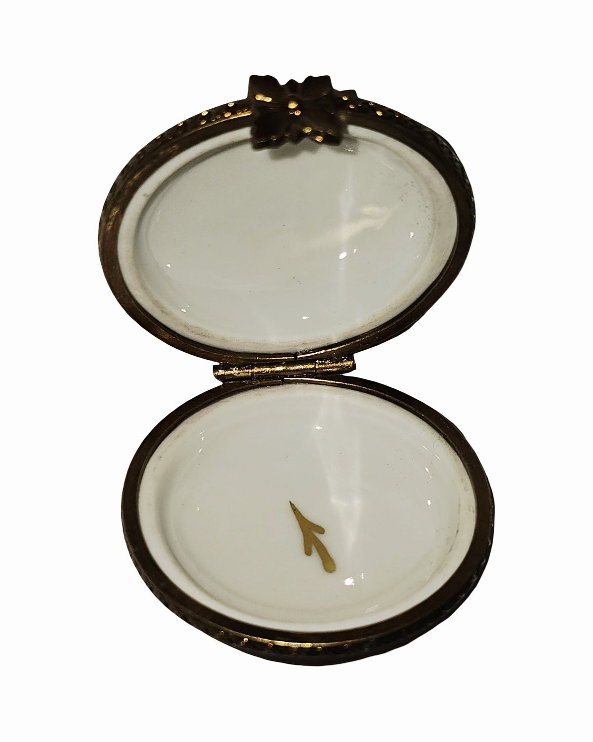 Maroon Gold Floral Round, view 2