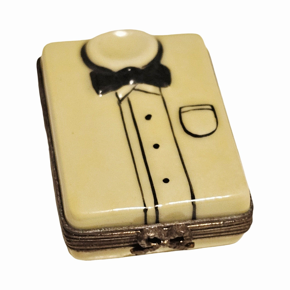 Tuxedo Figurine Shirt Porcelain Art Object, view 3