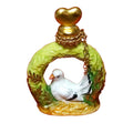 Dove in Wreath Perfume Bottles, a hand-painted Limoges porcelain gift