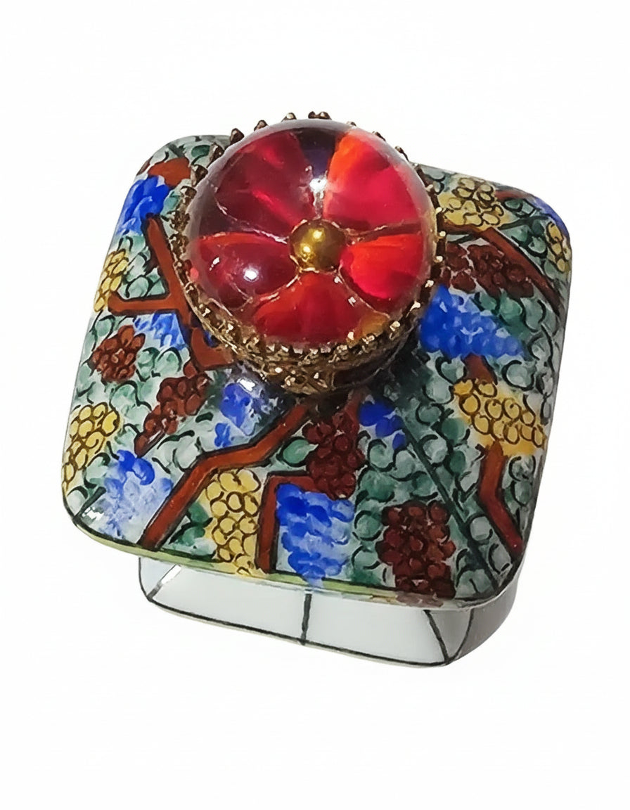 Colorful Square Hourglass Shaped Box, view 4
