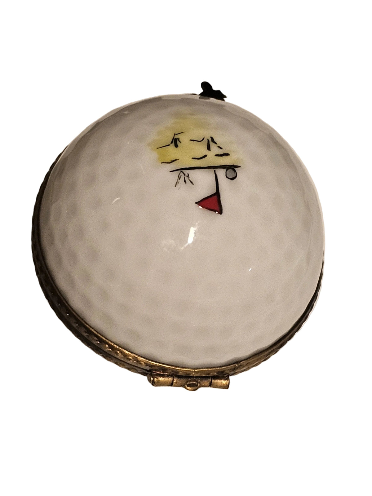 Golf Ball w Flag Painting Inside, view 4