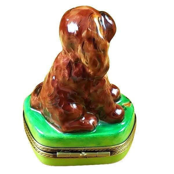 Ru King Charles Spaniel Limoges Box, view 3