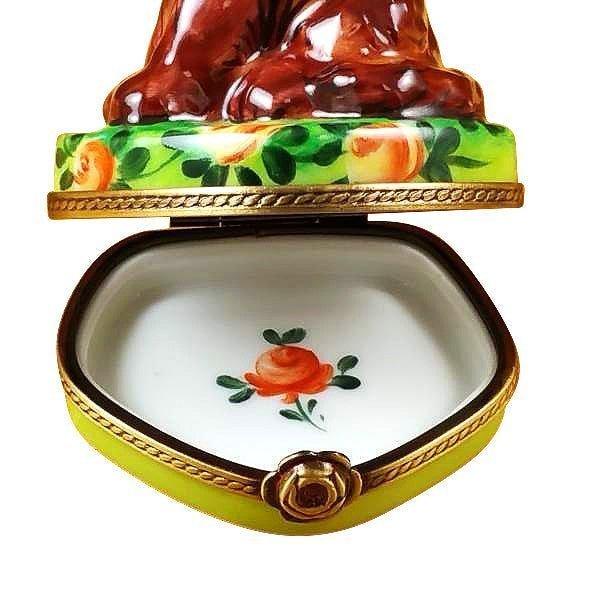 Ru King Charles Spaniel Limoges Box, view 2