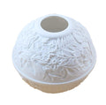 Fleur (flower) Votive Light Lithosphere, a hand-painted Limoges porcelain gift