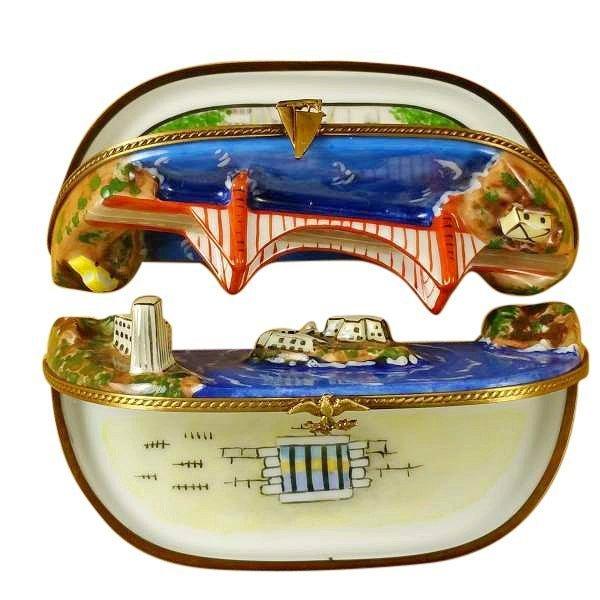 San Francisco Bay Two Parts Limoges Box, view 3
