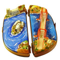 San Francisco Bay Two Parts Limoges Box, a hand-painted Limoges porcelain gift
