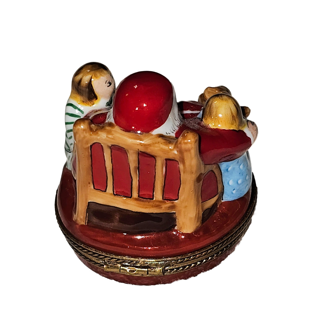 Santa Claus and Children Holiday Box, view 3