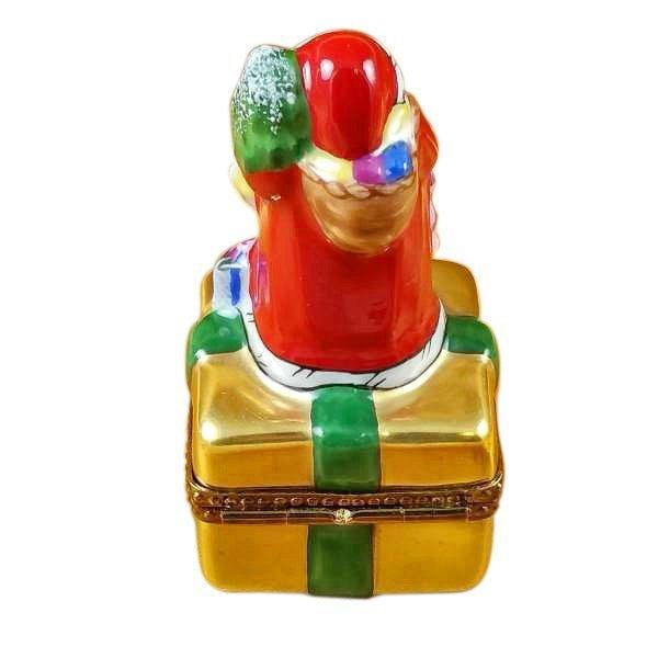 Santa Gifts Lantern Limoges Box, view 3