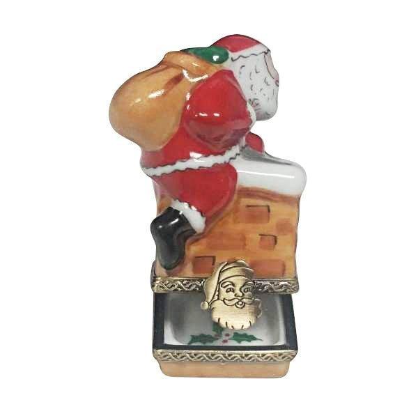 Santa on Roof Limoges Box for Christmas, view 2