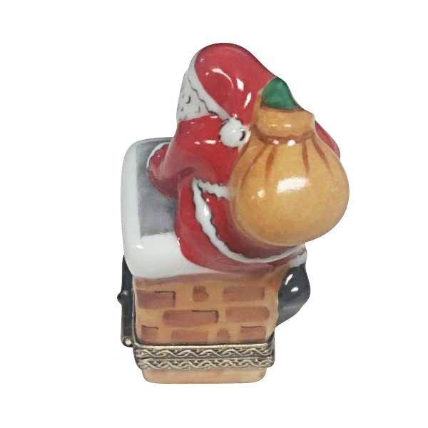Santa on Roof Limoges Box for Christmas, view 4