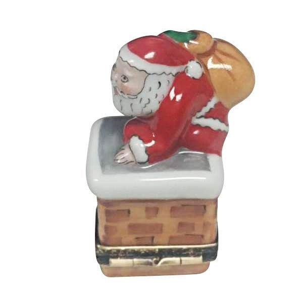 Santa on Roof Limoges Box for Christmas, view 5