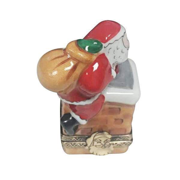 Santa on Roof Limoges Box for Christmas, view 3