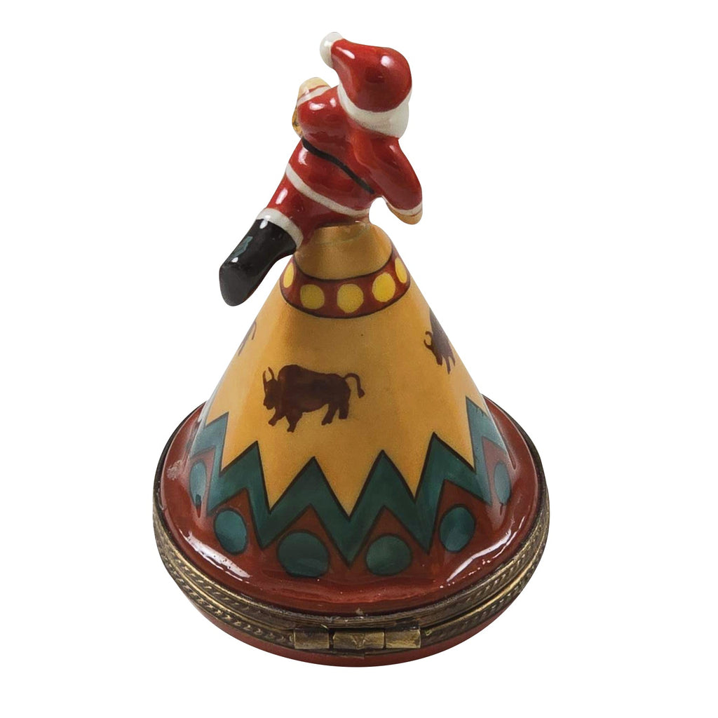 Santa Teepee Limoges Box, view 3
