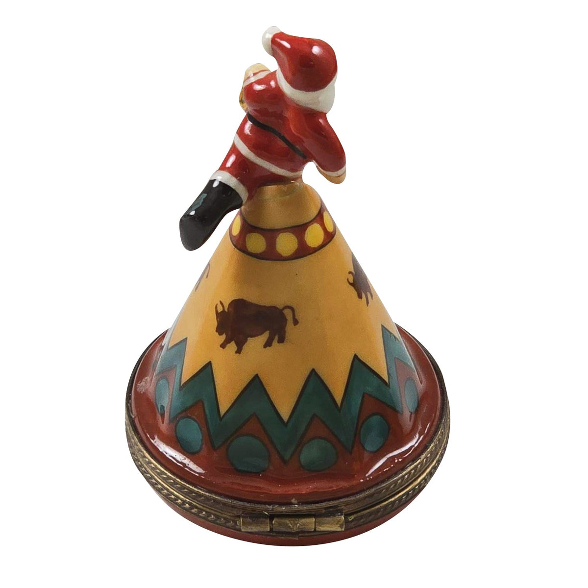 Santa Teepee Limoges Box, view 3