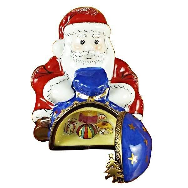 Santa Sitting Gift Bag Limoges Box, view 2