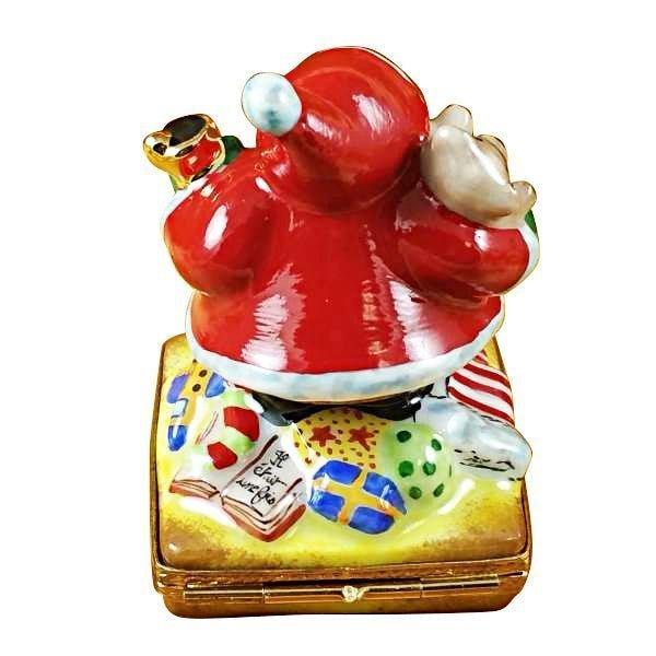 Santa with Bell Limoges Box for Holiday Cheer, view 3