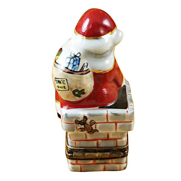 Santa in Chimney, view 3