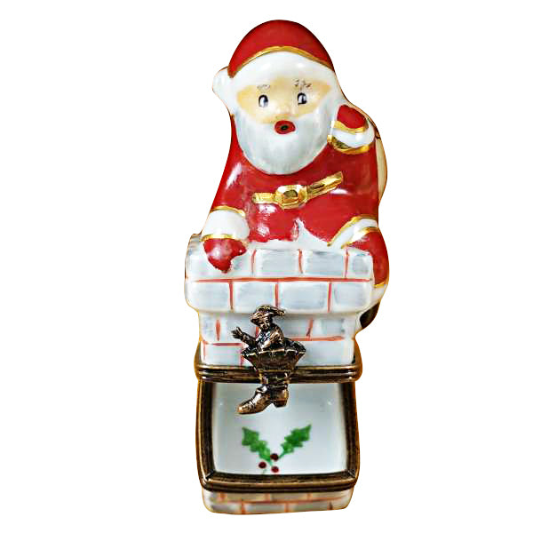 Santa in Chimney, view 2