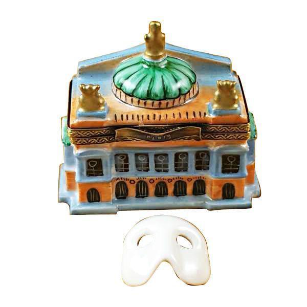 Small Paris Opera House Limoges Box, a hand-painted Limoges porcelain gift