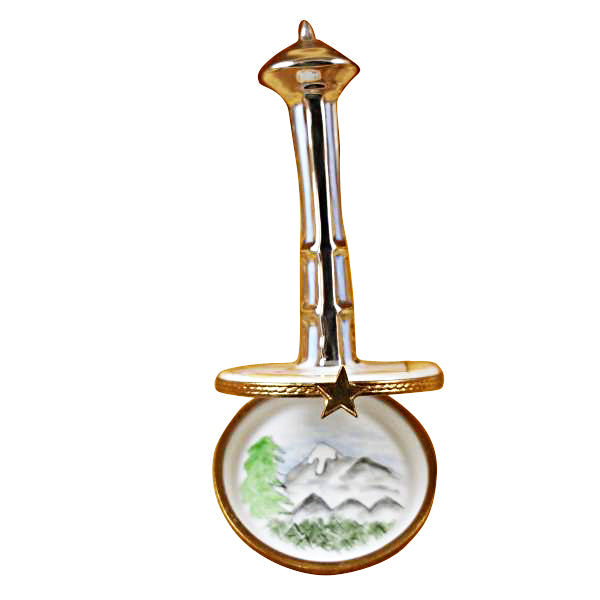 Space Needle Limoges Box for Seattle Lovers, view 2