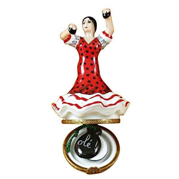 Spanish Flamenco Dancer Limoges Box, view 2