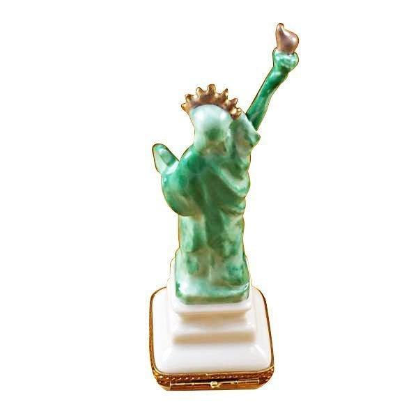 Statue of Liberty White Base Limoges Box for Collectors, view 3