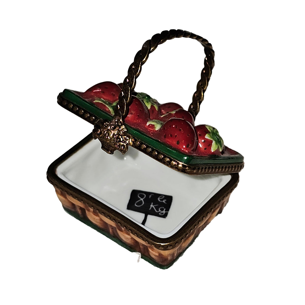 Tomatoes in Basket Limoges Box, view 2