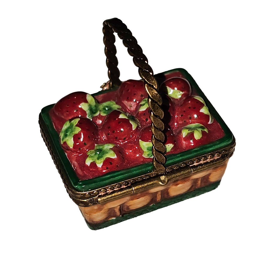 Tomatoes in Basket Limoges Box, view 3