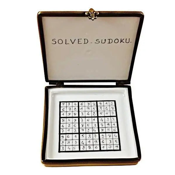 Sudoku Japan Puzzle Limoges Box, view 2